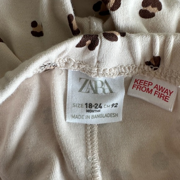 Zara leopard toddler girls leggings. - Picture 2 of 2